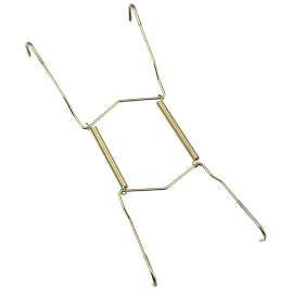 Onward 2811BR Plate Hanger, Metal, Brass