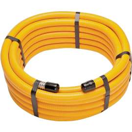 Pro-Flex PFCT-34225 Corrugated Flexible Hose, 3/4 in, 225 ft L, Yellow