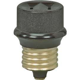 Eaton Wiring Devices 808-BOX Lamp Holder Adapter, 660 W, 1-Outlet, Brown