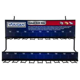 Vulcan 994890 Drill Bit Rack, Cobalt
