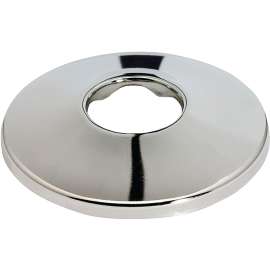 Plumb Pak PP802-89 Bath Flange, 3-1/2 in W, Plastic, Chrome