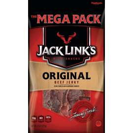 Jack Link's 10000008206 Beef Jerky, Original Flavor, 8 oz Mega