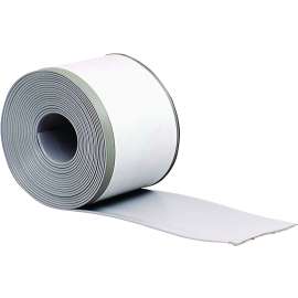 M-D 93245 Wall Base, 20 ft L, 4 in W, Vinyl, Silver