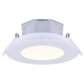 CANARM DL-4-9RR-WH-C-4 Recessed Downlight, 120 V, LED Lamp, White