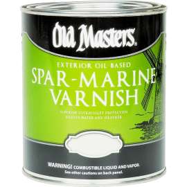 Old Masters 92401 Spar Marine Varnish, Gloss, Liquid, 1 gal, Pail