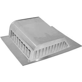 LOMANCO LomanCool 730 Static Vent, 12-3/16 in OAW, 30 sq-in Net Free Ventilating Area, Aluminum, Mill