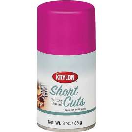 Krylon KSCS039 Aerosol Paint, High-Gloss, Hot Pink, 3 oz, Can