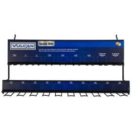 Vulcan 994900 Spade Drill Bits Rack, 2-Tool Holder, 21-1/2 in W, Metal