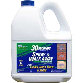 30 SECONDS 1GSAWA Lichen Moss Algae Cleaner, 1 gal Bottle, Liquid, Benzaldehyde Organic, Colorless