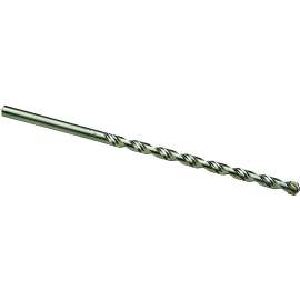 IRWIN 326007 Rotary Hammer Drill Bit, 1/4 in Dia, 12 in OAL, 2-Flute, Straight Shank