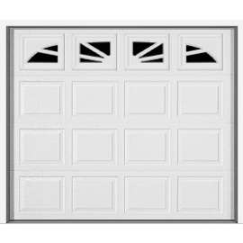 WAYNE DALTON 9100 Garage Door, 9 ft W Door, 7 ft H Door, Steel Door, White