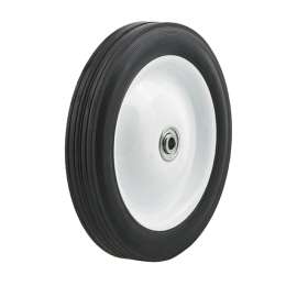 DH CASTERS W-MH10134B5W Hub Wheel, Medium-Duty, Rubber