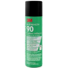 3M Hi Strength 90-VOC40DSC Spray Adhesive, Fruity, Sweet, Colorless, 14.6 oz Aerosol Can