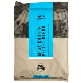 Traeger PEL350 Meat Church Blend Pellet, Hardwood, 18 lb Bag