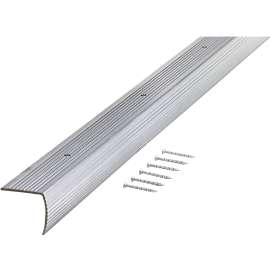 M-D 78105 Stair Edging, 73.63 in L, 1.28 in W, Aluminum