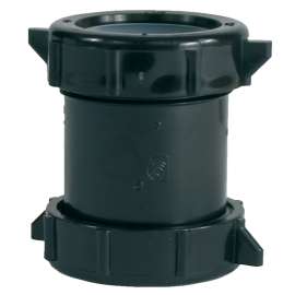 Plumb Pak PPC55-4B Sink Drain Coupling, 1-1/2 in, Slip Joint, Plastic, Black