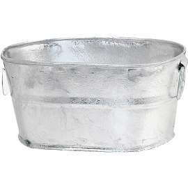 Behrens 0000-OV Wash Tub, 1 gal Capacity, Steel