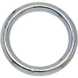 Campbell T7662114 Welded Ring, 150 lb Working Load, 1-1/8 in ID Dia Ring, #7B Chain, Solid Bronze, Polished