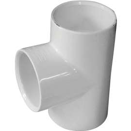 GENOVA 300 Series 31415 Pipe Tee, 1-1/2 in Run, Slip Run Connection, 1-1/2 in Branch, Slip Joint Branch Connection