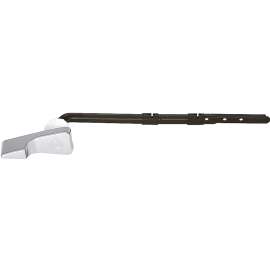 Fluidmaster Triangular Universal Toilet Tank Lever, Plastic Chrome-Plated Handle