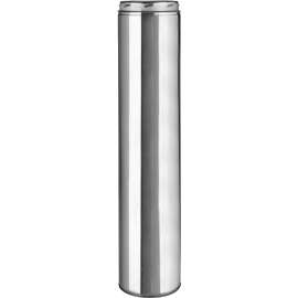 SELKIRK 208036 Chimney Pipe, 10 in OD, 36 in L, 8 in W, Stainless Steel