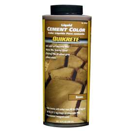 Quikrete 131701 Cement Colorant, Brown, Liquid, 10 oz Bottle