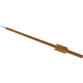 CMC TP133POR060 T-Post, 6 ft H, Steel, Orange/Silver