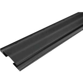 Master Flow AR10BLH Ridge Vent, 10 ft L, 7-1/2 in W, Aluminum, Black