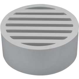 CANPLAS 193863 Floor Strainer, 3 in, Spigot, PVC Body, White