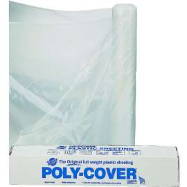 ORGILL POLY 6X16-C Poly Film, 100 ft L, 16 ft W, 6 mil Thick, Clear