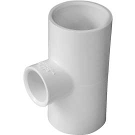 GENOVA 300 Series 31475 Pipe Reducing Tee, 1 x 1/2 in Run, Slip Run Connection, Slip Joint Branch Connection