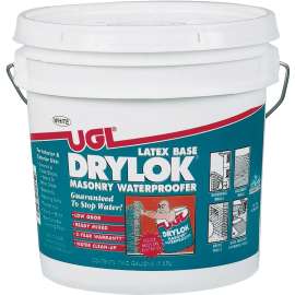 UGL 27514 Masonry Waterproofer, White, Liquid, 2 gal Pail