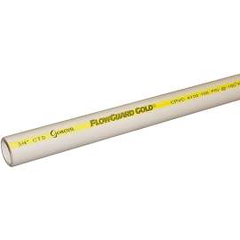 GENOVA FlowGuard Series 150104/57007 Tubing, 3/4 in, 10 ft L, Gold