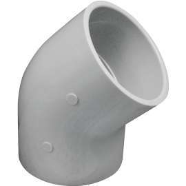 LASCO 417025BC Pipe Elbow, 2-1/2 in, Slip, 45 deg Angle, PVC, SCH 40 Schedule