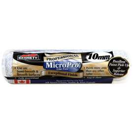 BENNETT MP 10MM Paint Roller Refill, 10 mm Thick Nap, 9-1/2 in L, Microfiber Cover