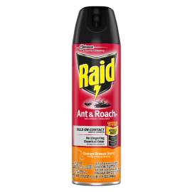 RAID 77533 Ant and Roach Killer, Aerosol, Orange Breeze, 17.5 oz