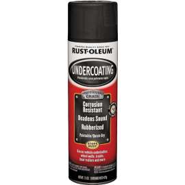 RUST-OLEUM AUTOMOTIVE 248656 Professional Undercoat, Black, 15 oz, Aerosol Can