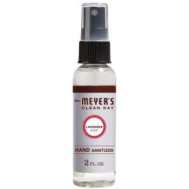 Mrs. Meyer's 11154 Hand Sanitizer, 9 in L, 4 in W, Lavender, 2 fl-oz Bottle