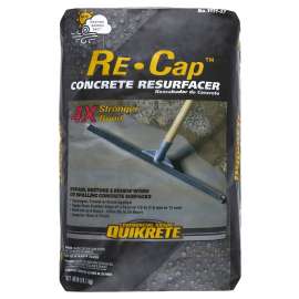 Quikrete Re-Cap 1131-47 Concrete Resurfacer, Granular Solid, Gray to Gray Brown, 40 lb Bag