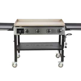 PIT BOSS 10555 Outdoor Griddle Grill, 62,000 Btu, Liquid Propane, Natural Gas, 4-Burner, Side Shelf Included: Yes