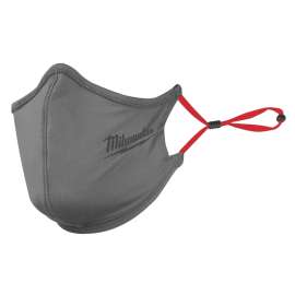 Milwaukee 48-73-4231 2-Layer Face Mask, One-Size Mask, Nylon/Polyester/Spandex Facepiece, Gray