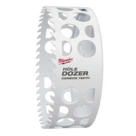 Milwaukee 49-56-0748 Hole Dozer, 5 in Dia, 1.62 in D Cutting, 4 TPI, Carbide Cutting Edge