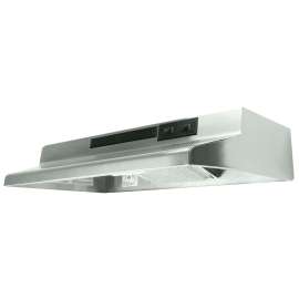 Air King Advantage AV Series AV1308 Range Hood, 180 cfm, 2 Fan, 30 in W, 12 in D, 6 in H, Steel