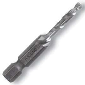 Greenlee DTAP8-32 Drill/Tap, 1/4 in Shank, Hex Shank, Steel