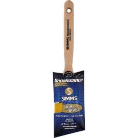 Renaissance 5010-64 Oval Sash Brush, 2-1/2 in W, 2-1/2 in L Bristle, Synthetic Hybrid Blend Bristle