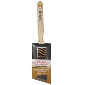 NOUR Tradition 1881-63NT Angular Paint Brush, 1-1/2 in W, Nylon/Polyester Bristle, Sash Handle