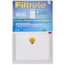 Filtrete S-UA01-4 Smart Air Filter, 25 in L, 16 in W, 13 MERV, 1900 MPR