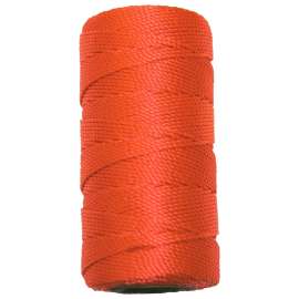 Ben-Mor 60119 Mason and Chalkline Twine, #18 Dia, 500 ft L, Nylon, Orange
