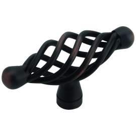 Amerock Village Classics Series BP19321ORB Cabinet Knob, 1-1/2 in Projection, Steel, Oil-Rubbed Bronze