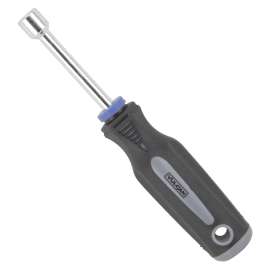 Vulcan MC-SD35 Nut Driver, 3/8 in Drive, 7 in OAL, Cushion-Grip Handle, 3 in L Shank, Magnetic Tip, PP & TPR Handle